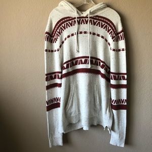 HOLLISTER | Knit Pullover Hoodie Sweater - XL
